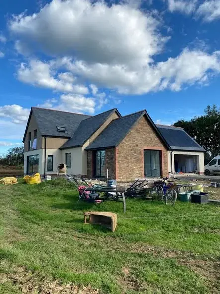 Render-and-timber new build completed by PureRend
